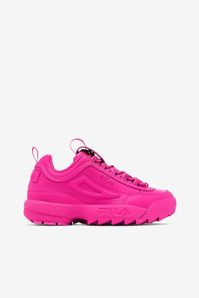 Fila Disruptor 2 Premium Pink Sneakers Womens - NZ 05764-UIAG